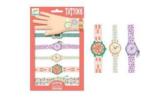 Tijdelijke tattoo's: Wendy's horloges