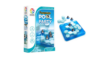 Penguins Pool Party: Plaats het ijs rond de pinguïns!